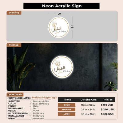 Custom Signs for Melana Mcgonagill