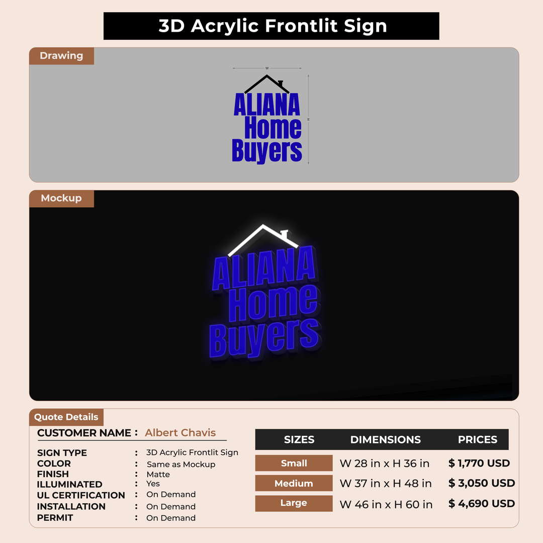 Custom Sings for Albert Chavis