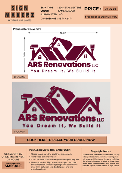 Business Sign for Devendra