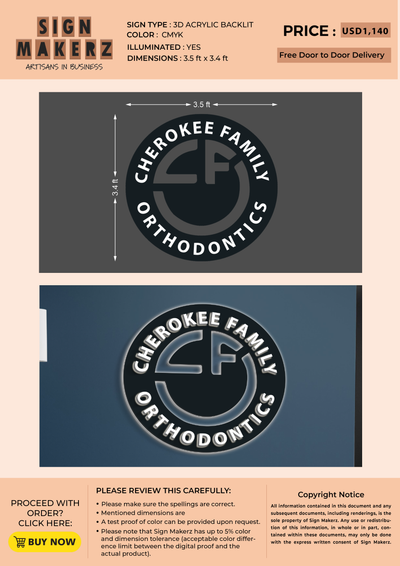 Business signage for Katherine Griffeth