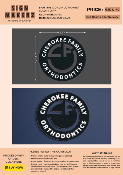 Business signage for Katherine Griffeth