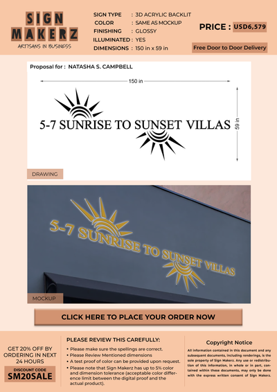 Business Signs for NATASHA S. CAMPBELL