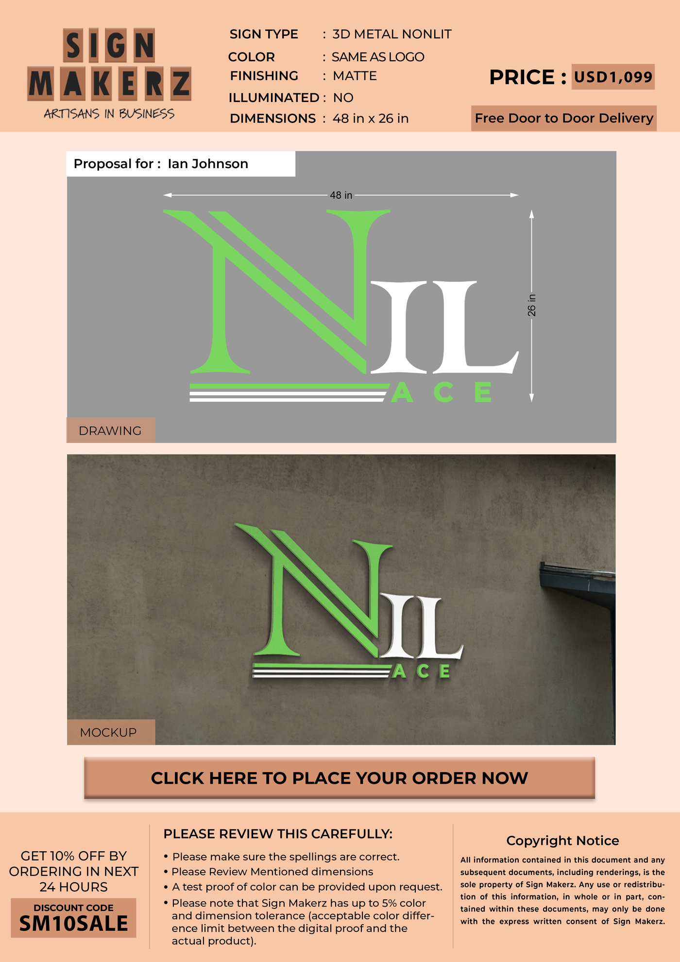3d Metal NON-LIT for Ian Johnson