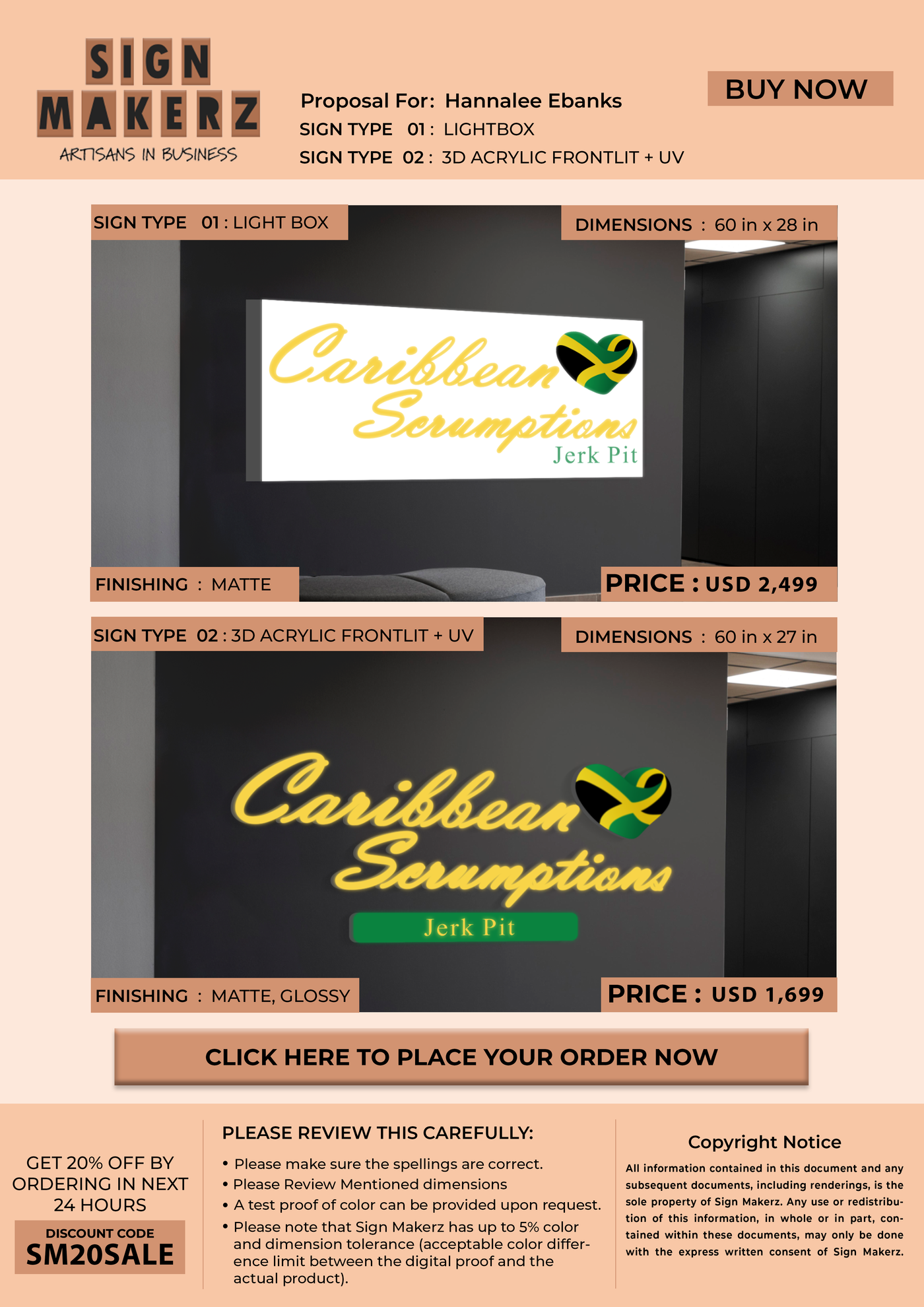 Business Signs for Hannalee Ebanks
