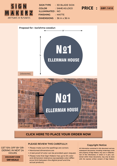 Custom Signs For karishma woodun
