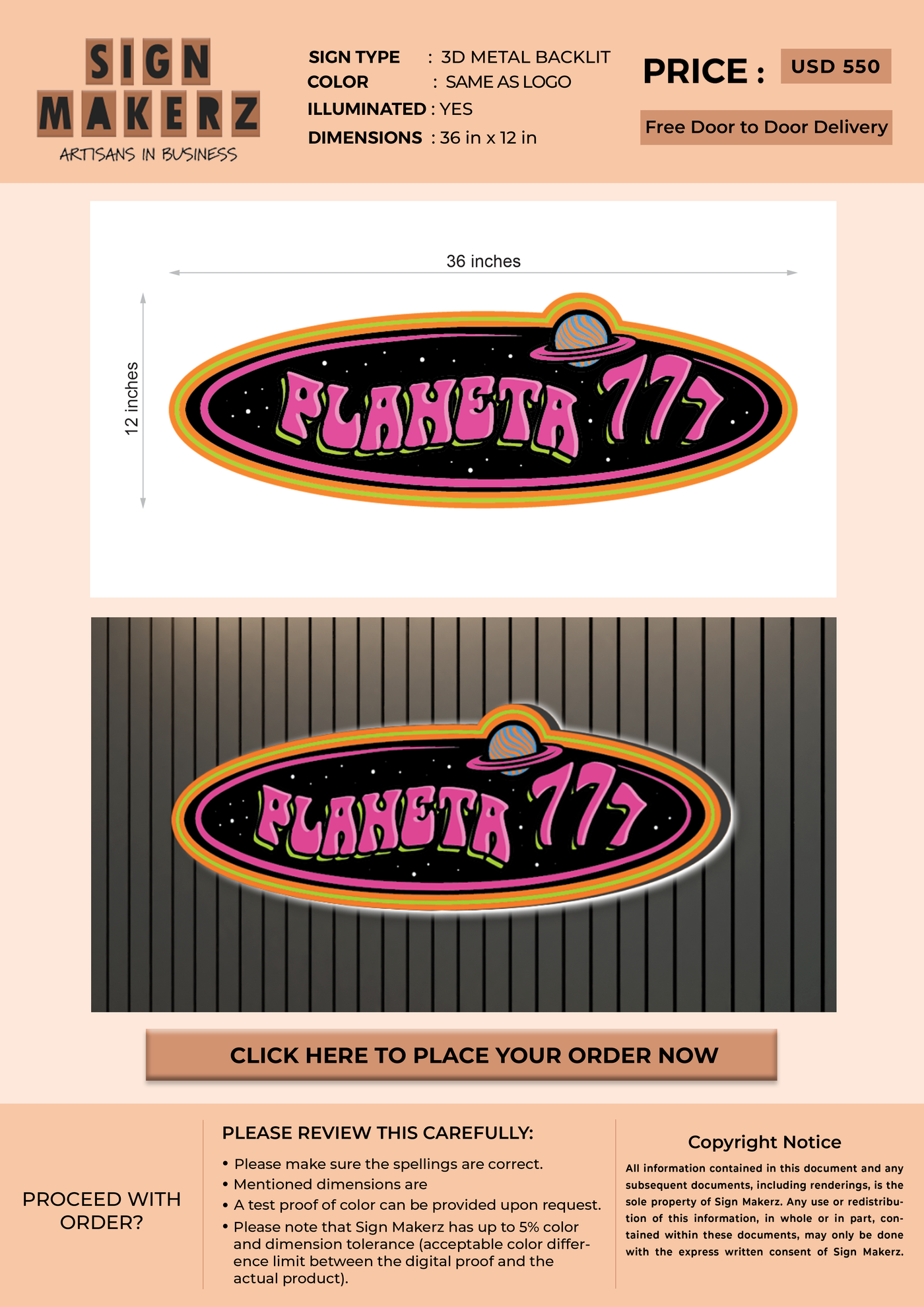 Custom Signs for Pamela Arcega