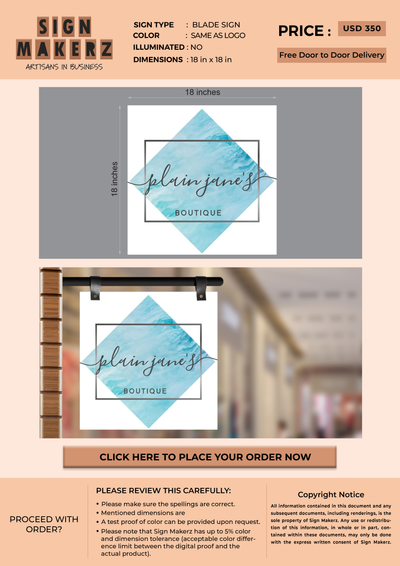 Custom Signs for Kimberly Haas