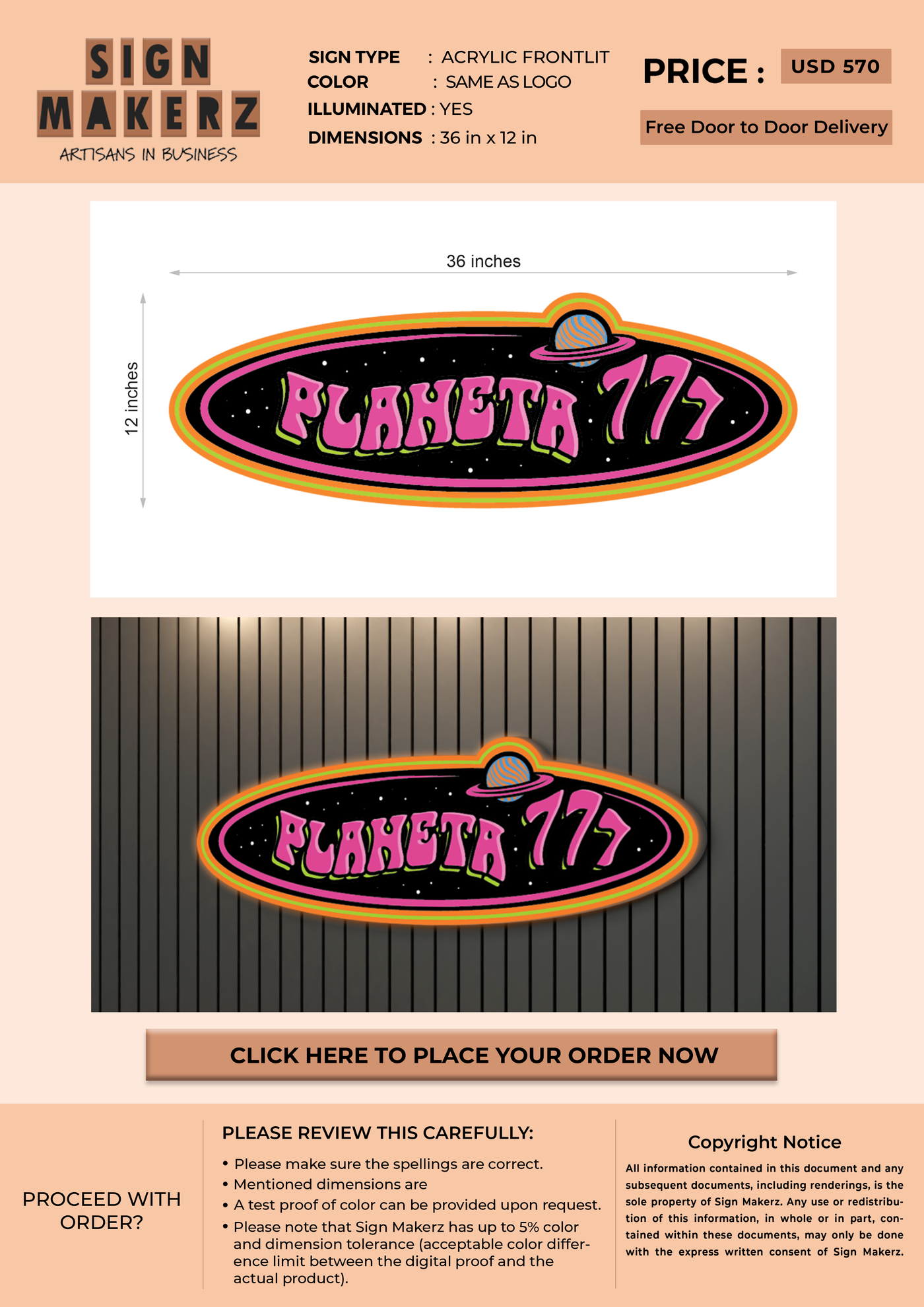 Custom Signs for Pamela Arcega