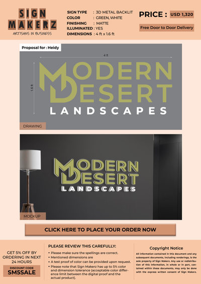 Business Signage for Heidy