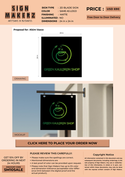 Custom Signs for Kkim Vasco