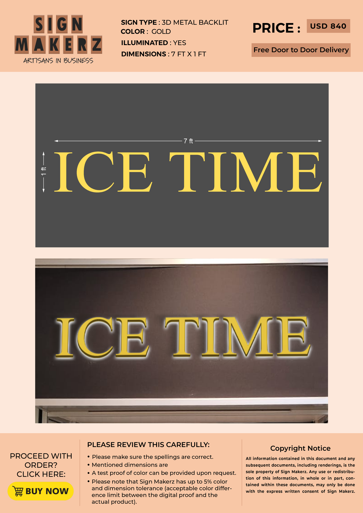 Custom Signs for Umer Gundra