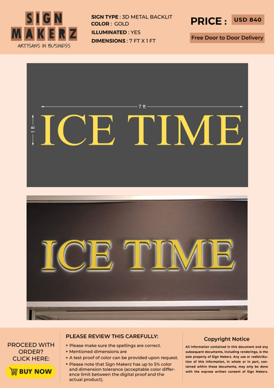 Custom Signs for Umer Gundra