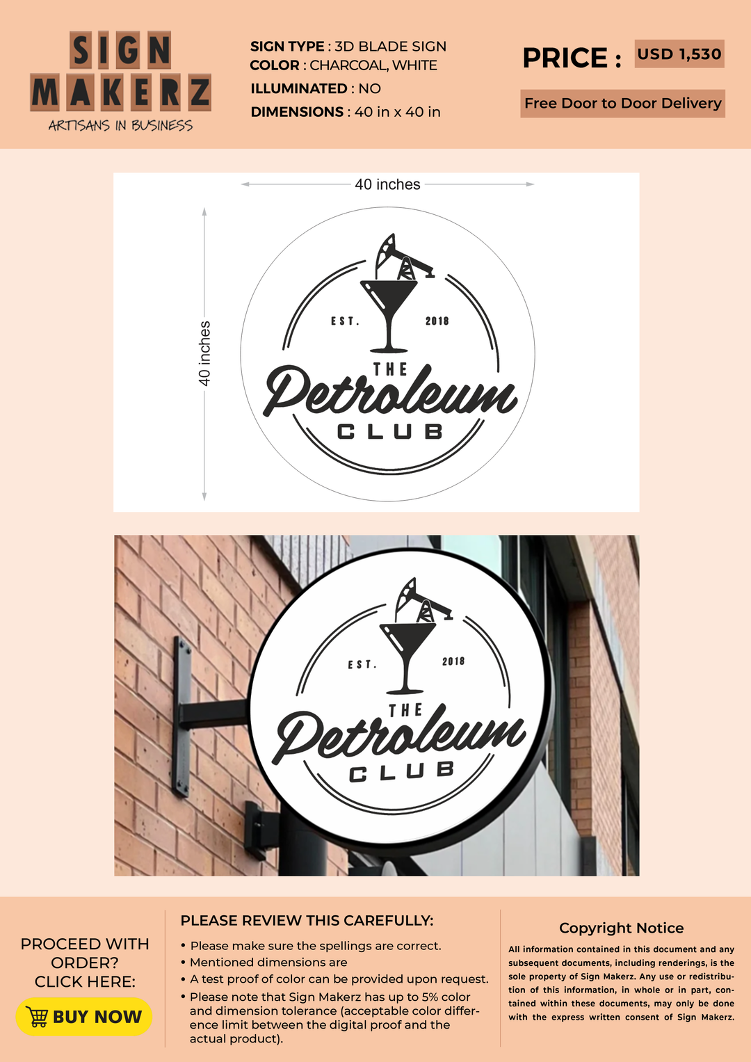 Business signage for Archie Edward