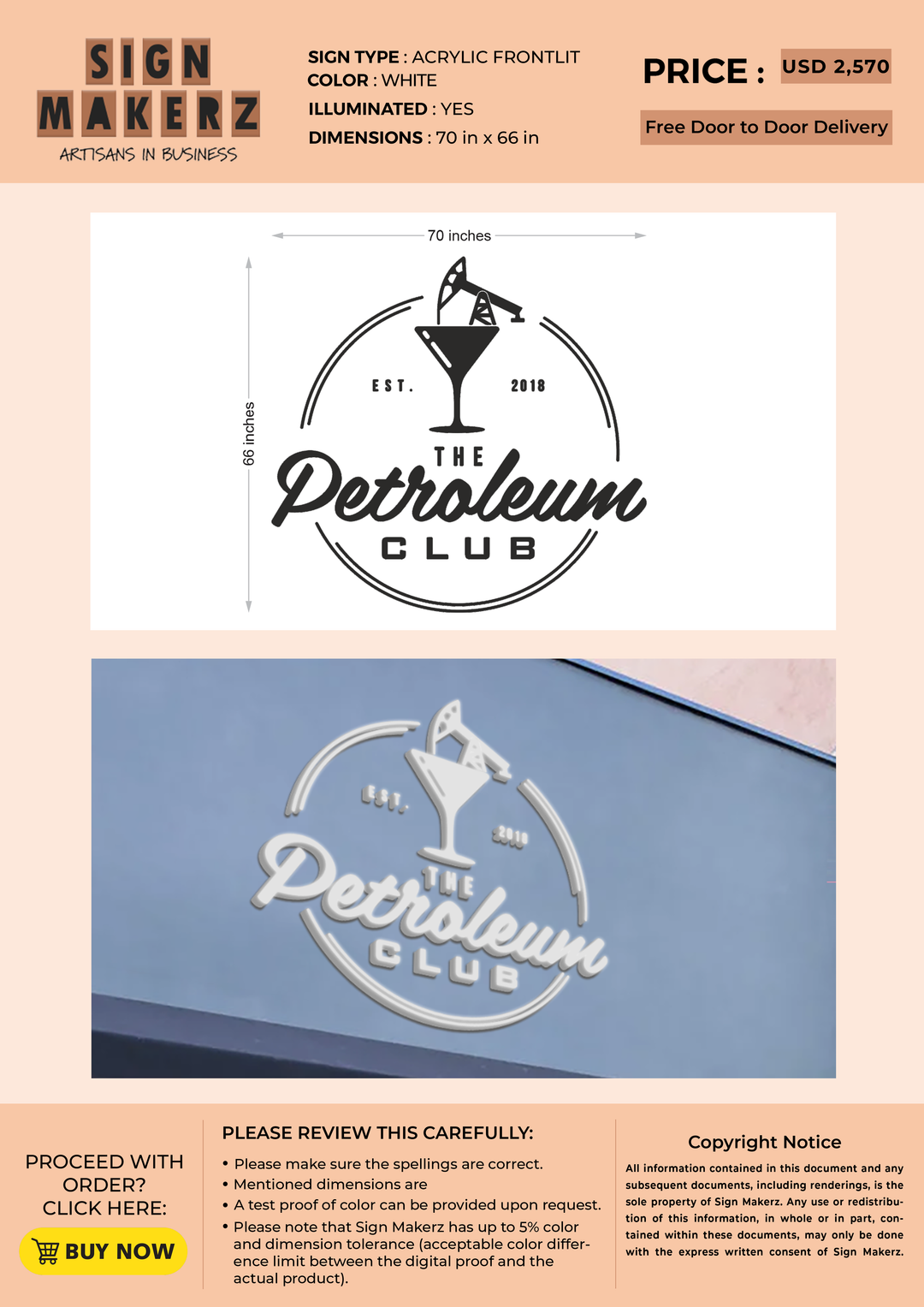 Business signage for Archie Edward
