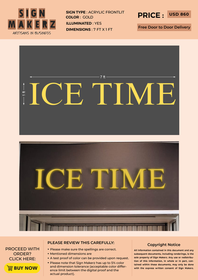 Custom Signs for Umer Gundra