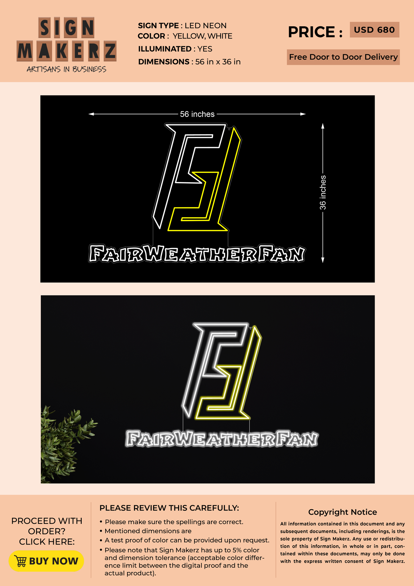 Business signage for Eric Curtis