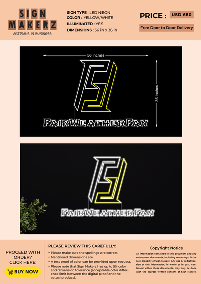 Business signage for Eric Curtis