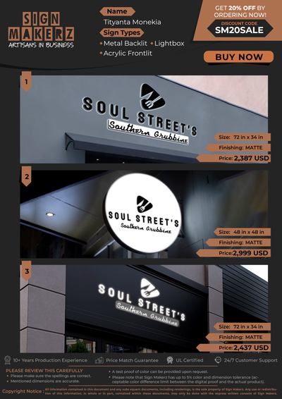 Business Signs for Tityanta Monekia Tityanta Monekia Bridges