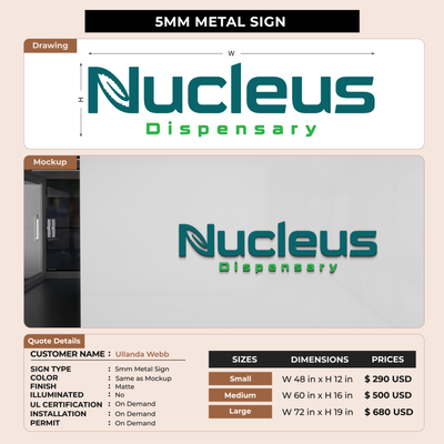 Custom Signs for Ullanda Webb