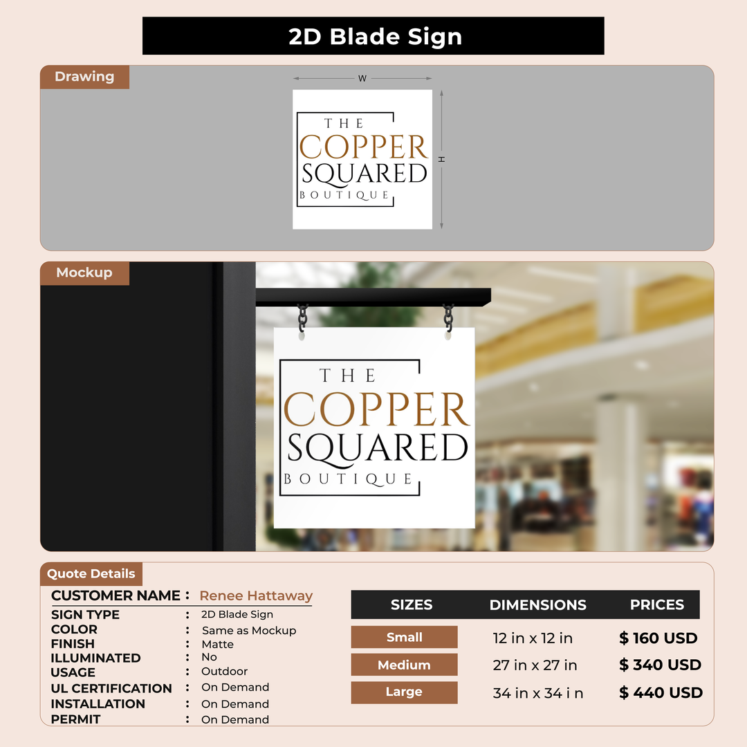 Blade Sign for Renee Hattaway