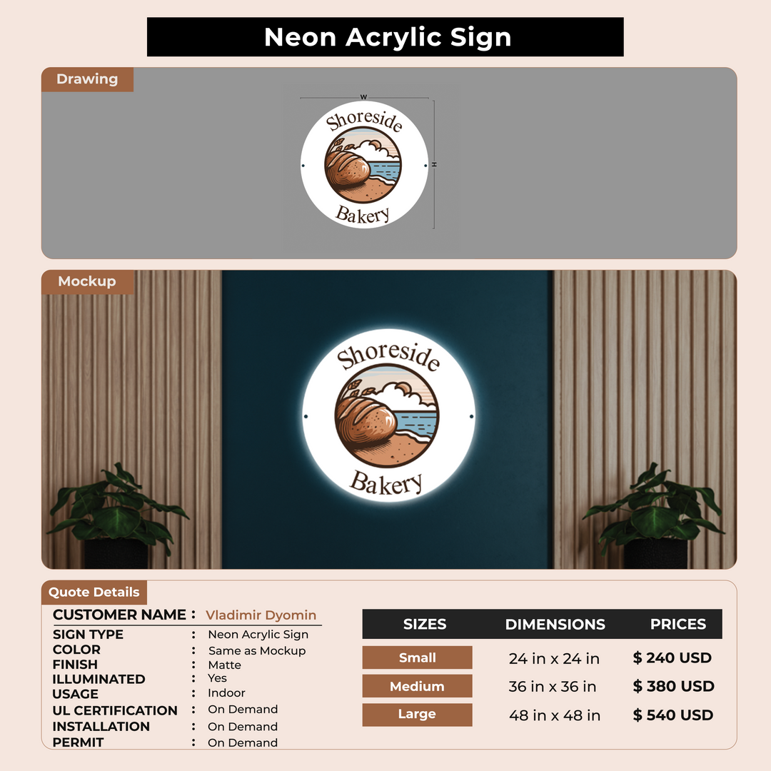 custom Sign for Vladimir Dyomin