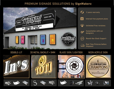 Acrylic Double-lit Sign for Andrea Cervantes