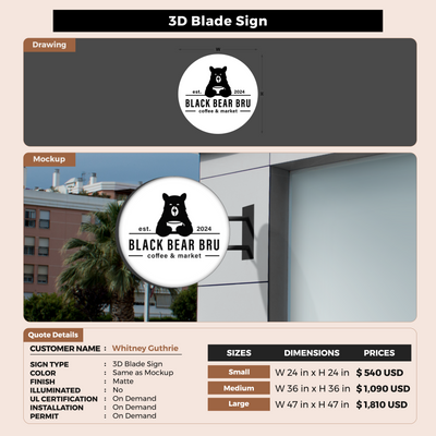 Custom Signs For Whitney Guthrie