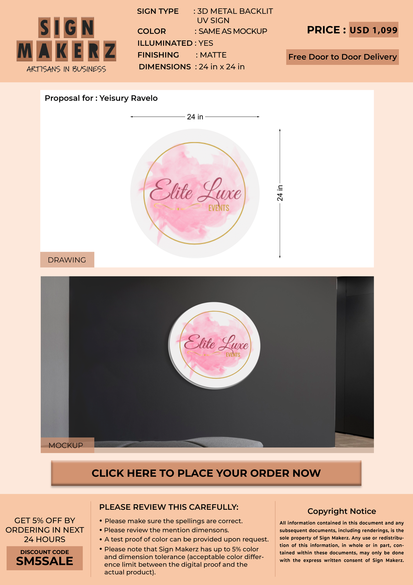 Business Signs For Yeisury Ravelo
