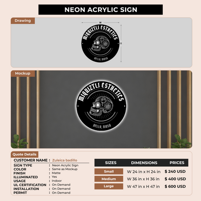 Custom Sign For Zuleica badillo
