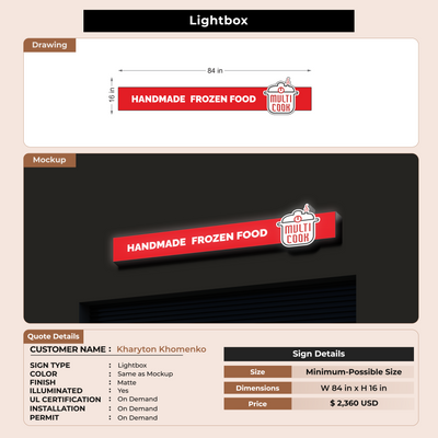 Custom Signs for Kharyton Khomenko