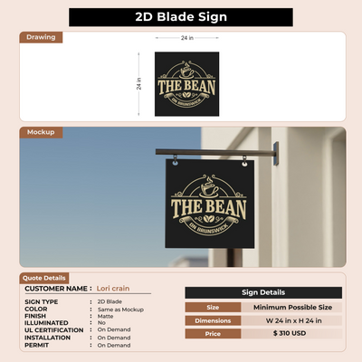 Blade Signs For Lori crain