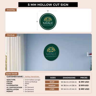 Custom Signs For Ashley Hendricks