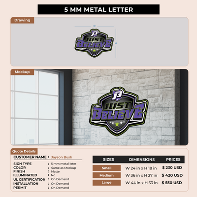Custom Signs For Jayson Bush