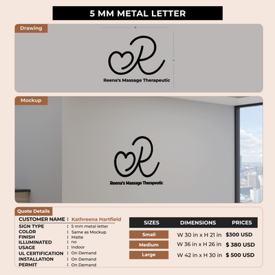 Custom Signs For Kathreena Hartfield