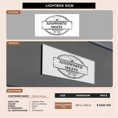 Lightbox for fanny lemay
