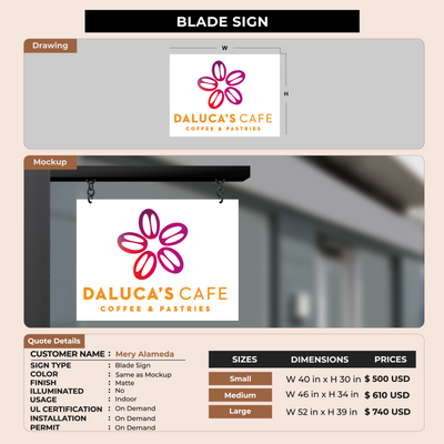 Custom Signs For Mery Alameda