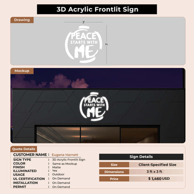 custom signs for Eugene Harnett