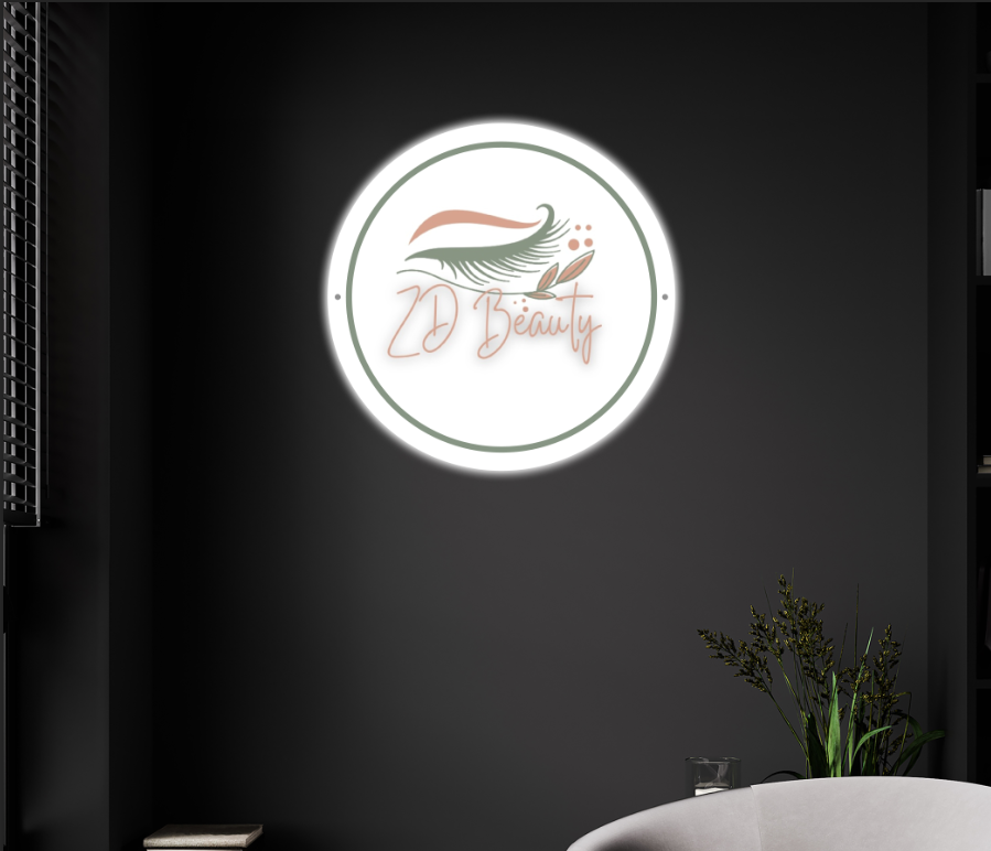Neon Acrylic Sign for damaris ichou