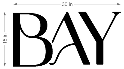 Metal Backlit Sign for Bayleigh Tokaji