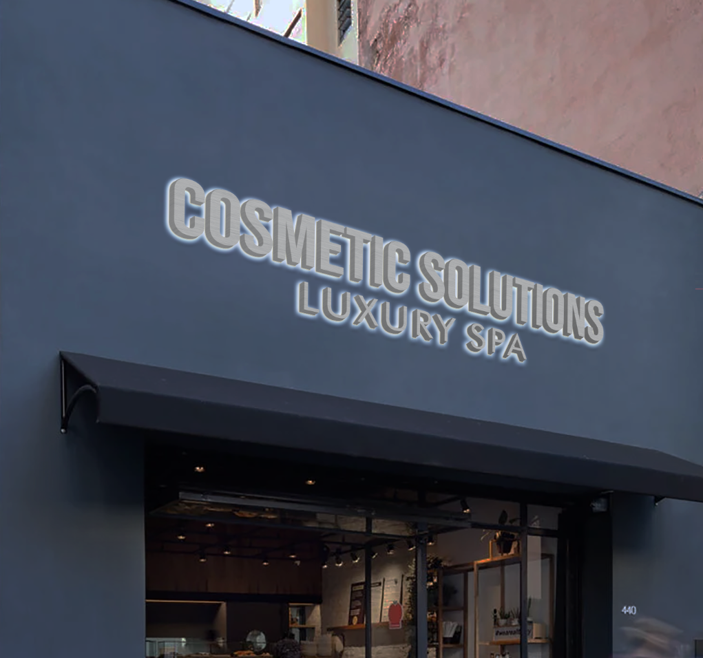 3D Metal Backlit Sign for Yusaf Polanco