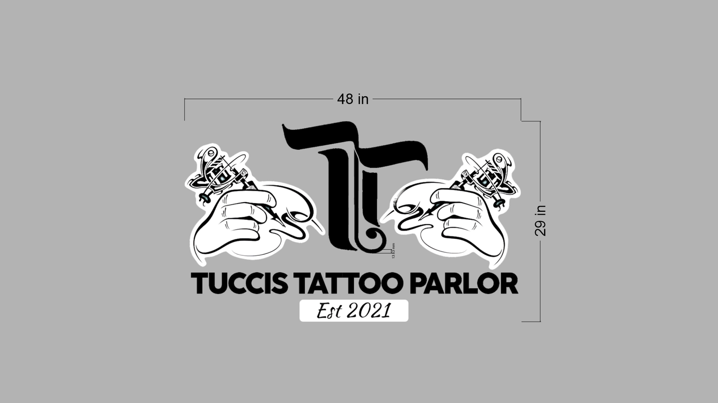3D Metal Backlit Sign for Isaiah Tucci