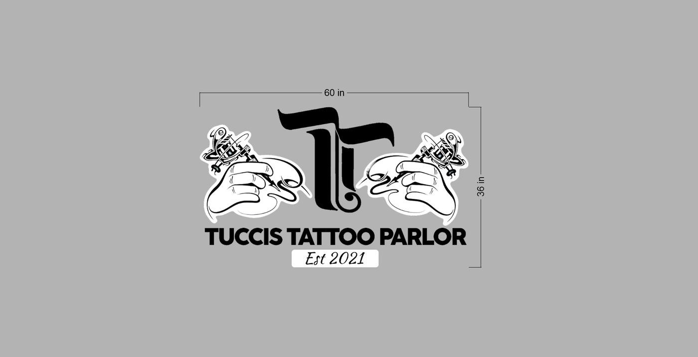 3D Metal Backlit Sign for Isaiah Tucci