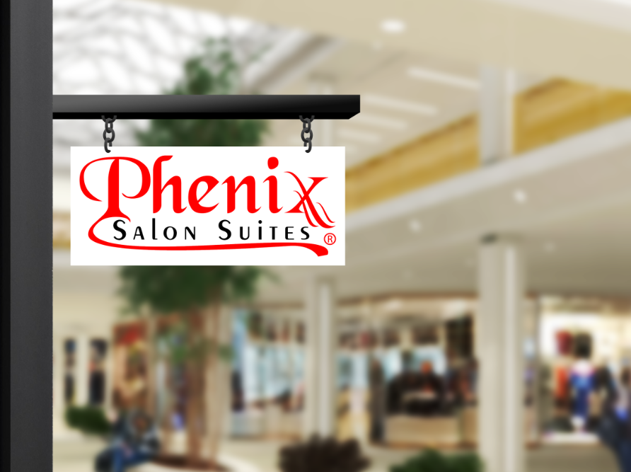 2d blade sign for Phenix Salons