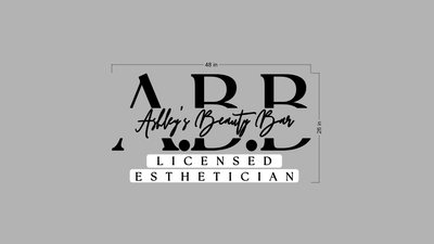 10mm acrylic sign for Ashley mcnair
