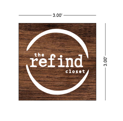 5mm Wooden Hollowcut Sign for Cathy Alvarez