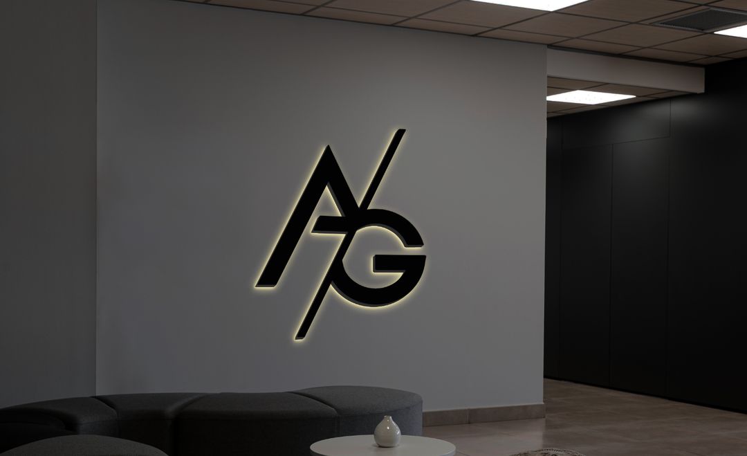 3D Metal Backlit Sign for Gabriel ramirez