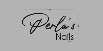 10mm Acrylic Sign for Perla fernandez