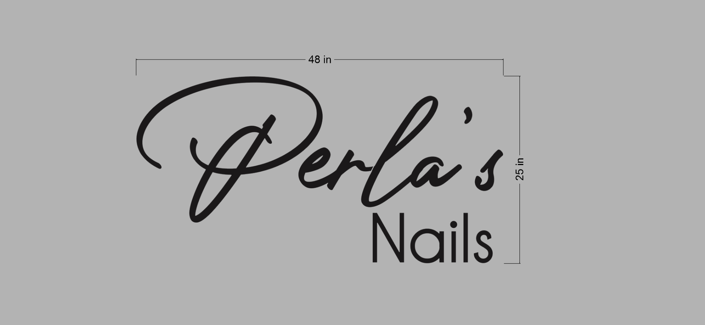 10mm Acrylic Sign for Perla fernandez