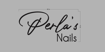 10mm Acrylic Sign for Perla fernandez