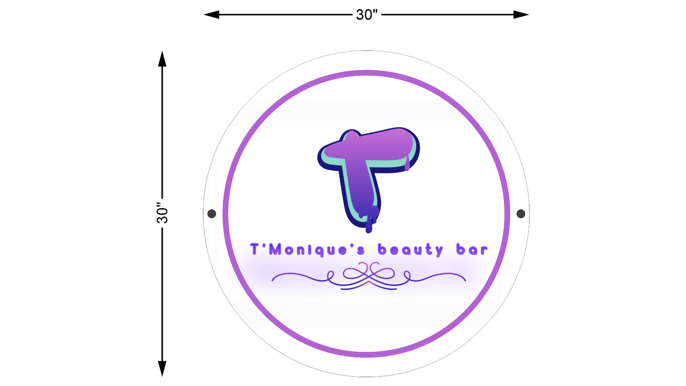Neon Acrylic Sign for talia neal